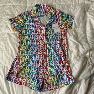 XS Roller Rabbit Disco Monkey Polo Pajamas
